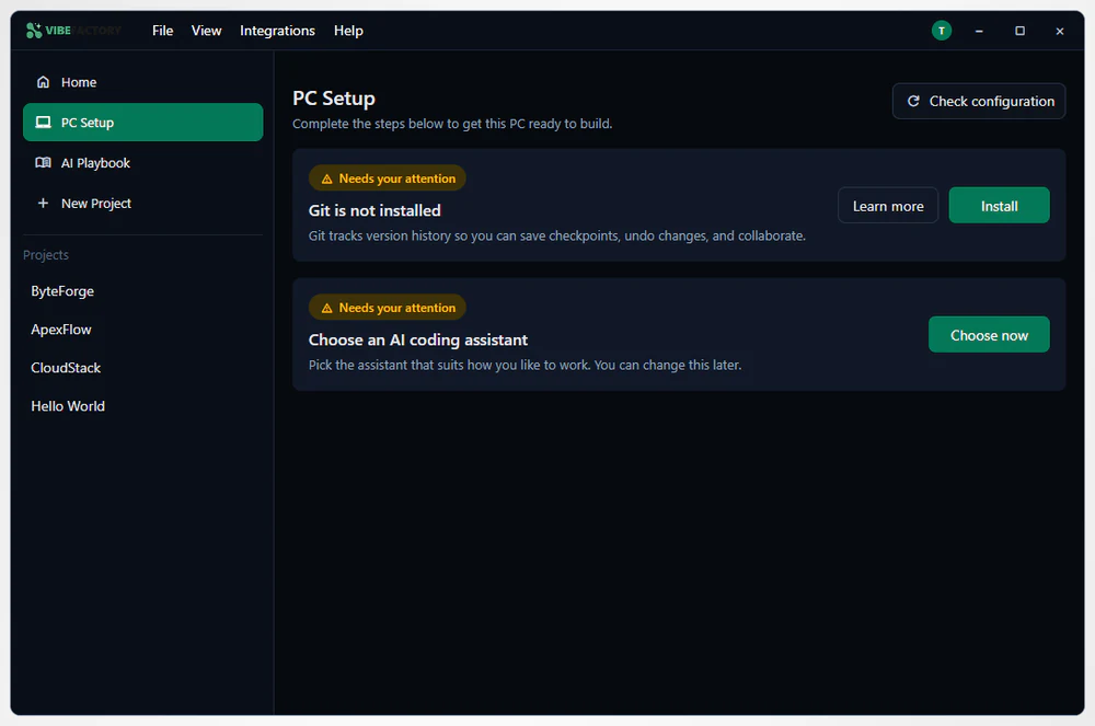 Light and dark themes